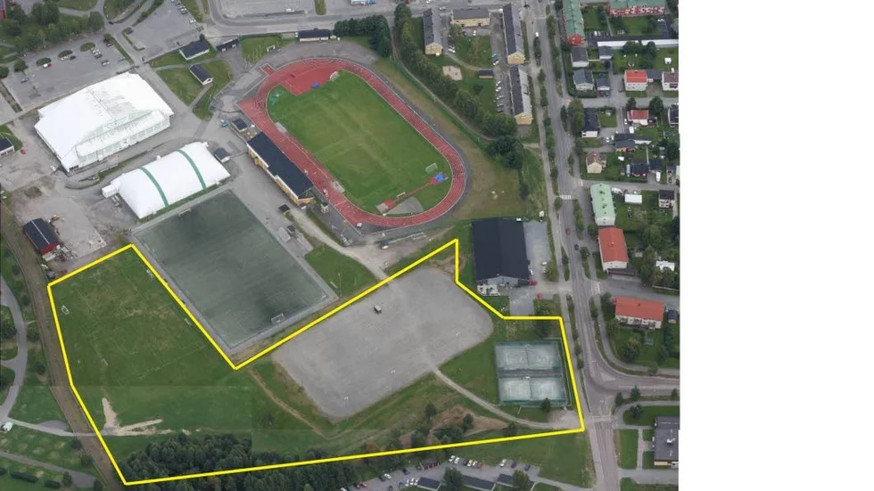 Nybygge. Här vill kommunledningen bygga det nya äldreboendet som kan bli startskottet på en helt ny statsdel i Boden.