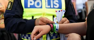 Polisens armband mot ofredande fast i dimman