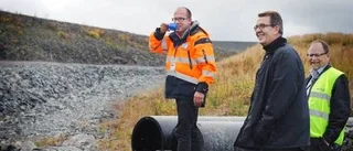 Start för tömning av Leveäniemi dagbrott