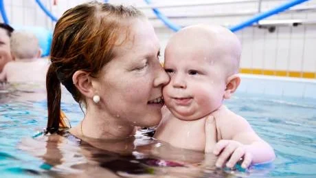 LIVLINA. Bosse och mamma Sara Keränen har varit med sedan kursen startade.