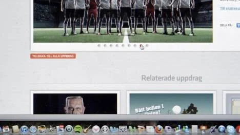 Varumärket Adidas är också en av More medias kunder. I detta fall handlade det om att skapa bilder till en kampanj i samband med idrottsjättens lansering av nya matchtröjor.