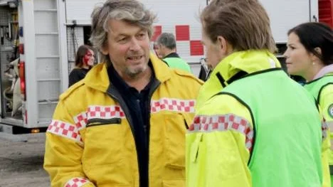 Bo Frejd, insatsledare hos räddningstjänsten, var observatör under torsdagens övning.