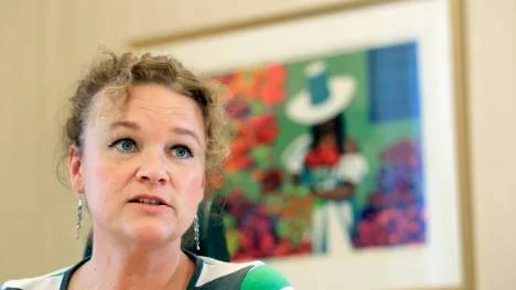 Kicki Enqvist har hand om den yngsta generationen körsångare.