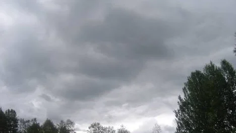 Oväder över Stockbäcken.