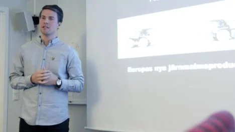 Klas Englund Sandlund, personalspecialist på Northland Resorces, berättade hur man det närmaste året kommer att rekrytera mellan 100 och 120 personer till gruvnäringen.