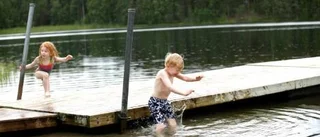 Regn över idyllisk pärla