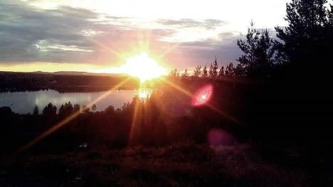 Vy från Strömlida, Piteå.