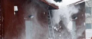 Se upp med tung snö på taken