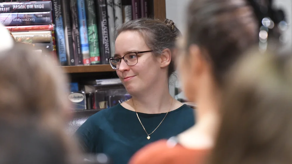 Liv Gingnell, poesiredaktör på Vendels förlag.