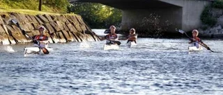 Blöt målgång för multisportarna