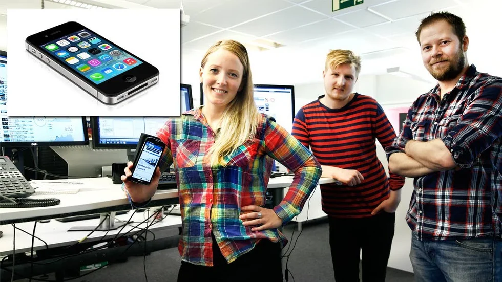 Nyhet. Kurirens nya app finns ny tillgänglig även på App-store. Den har funnits till androidtelefoner ett par veckor redan men nu kan även Iphoneägarna följa med i nyhetsflödet på allra bästa sätt.