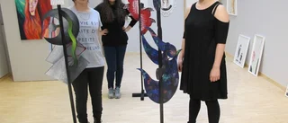 Kreativa treor visar sin konst