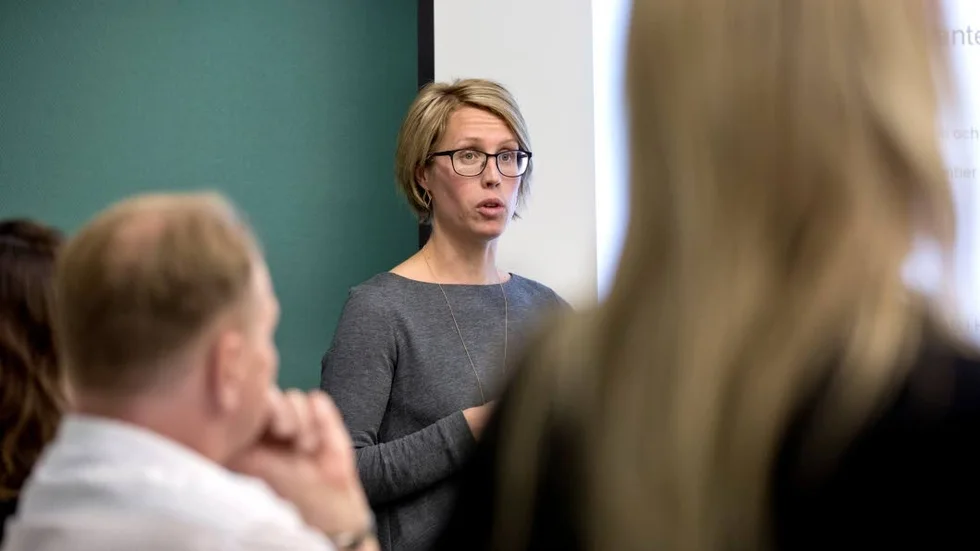 Nya mål. Luleå renhållnings miljö- och kvalitetschef Erika Lundström berättar att man hela tiden skapar nya mål i kommunernas avfallsplaner. Mängden och farligheten ska minska.