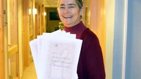Antalet certifikat till besökare vid Bottenvikens nordligaste punkt har fyrdubblats under 2011, vilket glädjer Ann-Marie Andersson, näringslivsutvecklarevid Kalix kommun.