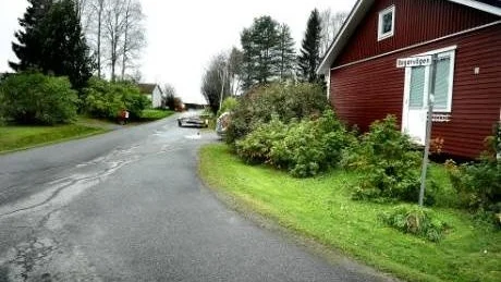 STARTADE. Här startade Thomas sin fär hemåt efter surströmmingsfesten hos brodern.