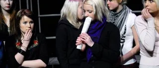Sjungande ungdomar gav en konsert
