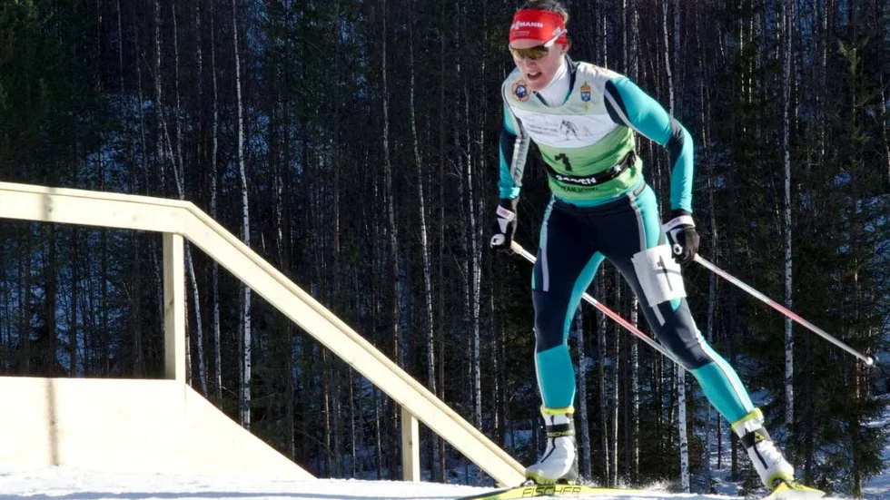 Starkt. Denise Herrmann grundlade tyska segern med övertygande åkning.
