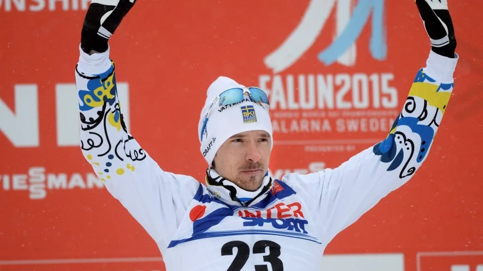 Avskedet. Nu lägger Johan Olsson skidorna på hyllan.