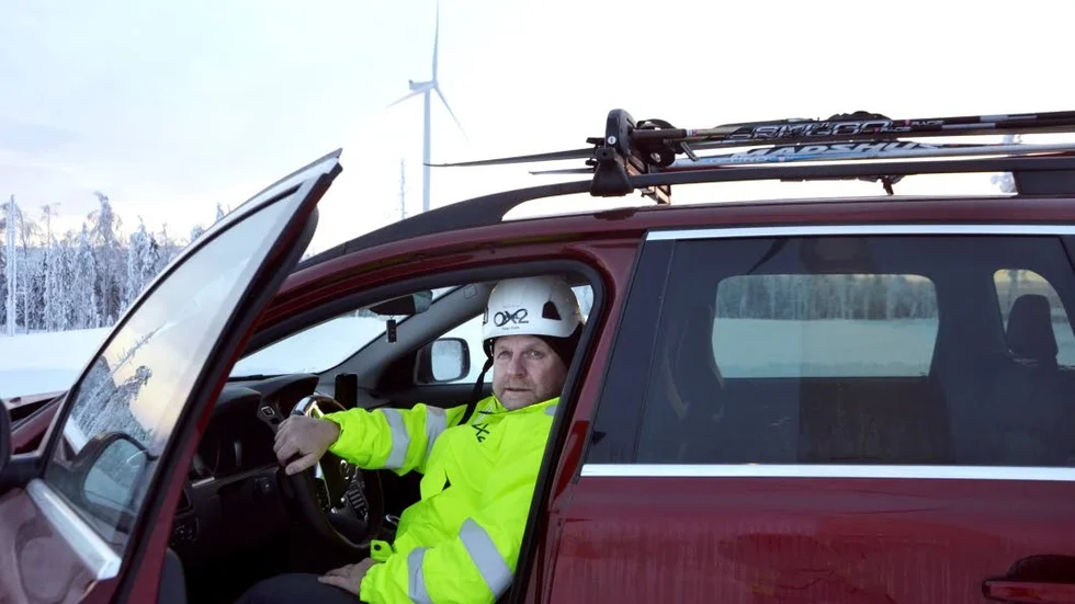 Snart färdigt. Projektledare Peter Kalla konstaterar att parken är klar att sättas i drift under januari.