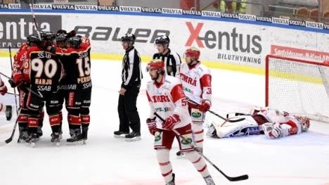 Det blev inte mindre än sju måljubel för spelarna i Luleå. Bottenlaget Timrå var totalt chanslöst mot ett Luleå som noterades för säsongens                                       hittills största seger.