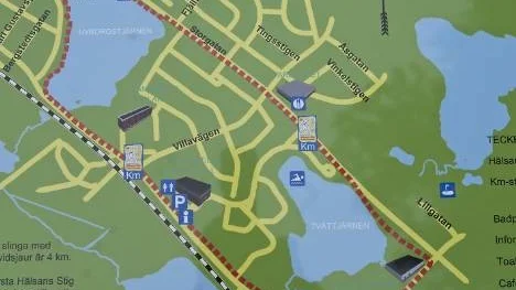 Här går vägen till hälsa i Arvidsjaur. Den fyra kilometer långa hälsopromenaden i Arvidsjaur är nu uppskyltad och den 1 juni ska den invigas.