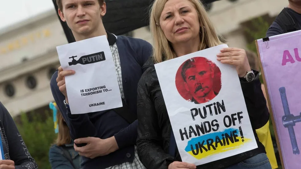 Ukraina. Visa president Putin att Ukraina är en självständig stat. Foto: Herwig Prammer/TT