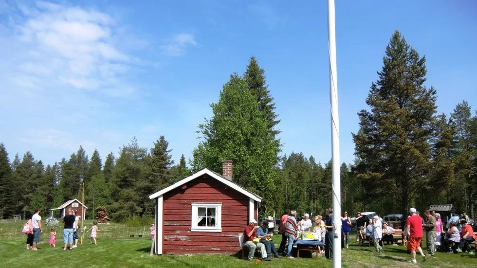 Drygt 200 personer firade i Antnäs.