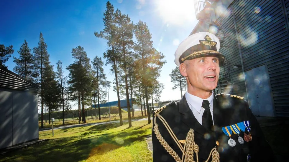 Grunden. Fanan har ett otroligt symbolvärde, kommenterade flottiljchefen, översten Fredrik Bergman, efteråt.