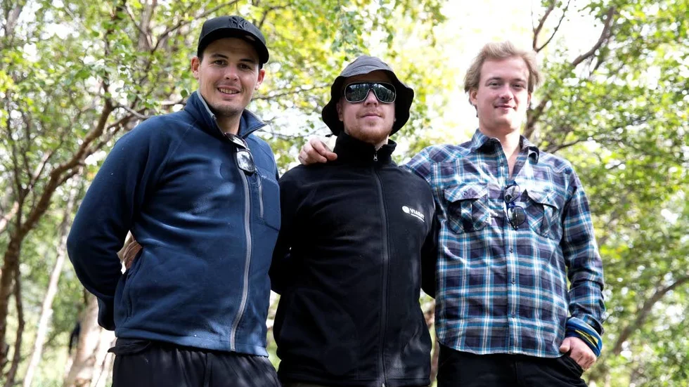 Fjälltur. Stockholmarna och kompisarna Jonas Apelgren, Krister Chernström och Sebastian Rosenstam blev tvungna att avbryta toppturen till Kebnekaise på grund av dimma och fick övernatta i bivack.