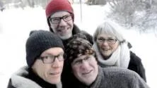 Konstnärsgruppen Kilen består av Dan Lestander, Ricky Sandberg, Jan-Erik Falk och Maria Lundström-Pedersen.