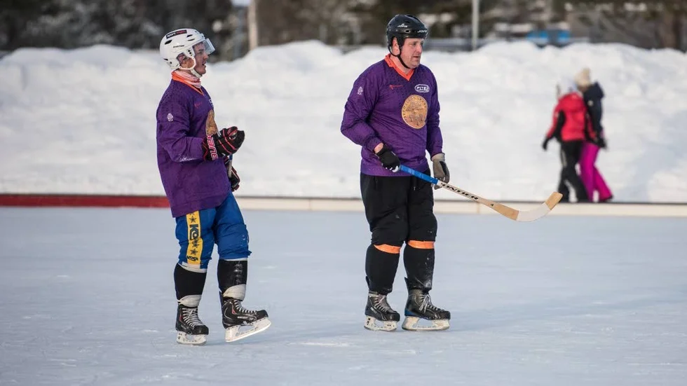 Patrick Österlund och Jonas Sandlund blev målskyttar för Piteå Allstars.