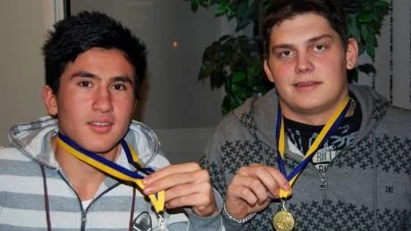 MEDALJER. Mattin Youmard och Johan Karlsson gjorde starka insatser på SM och tog guld och silver.
