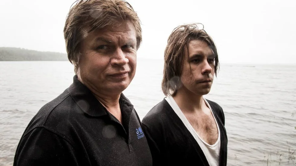 Duo. Ronald Vikström och Jonas Strandgård tolkar jojkar i instrumental form på aktuella albumet "Nasafjäll requiem".