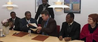 Tanzaniadelegation på Arvidsjaurbesök