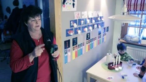 Enligt förskolläraren Rita Lindmark har barnen på Ringskatans förskola förstått vikten av att spara energi.