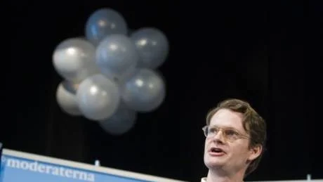 GILLAR INTE SKILLNADER. Partisekreterare Per Schlingmann talade på moderaternas framtidskonvent om vikten av vård på lika villkor, i hela Sverige.