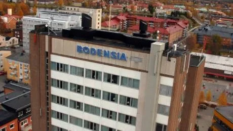 HÖGSTA BYGGNADEN. Det är knappast ofta chansen finns att föreviga ett av Bodens starkaste kännetecken, Hotell Bodensia, från ovan.