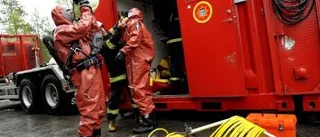 Tuff övning inför kemikaliekatastrofen