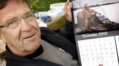"Vi har haft roligt när vi fotograferade, men man är ju inte så van att vara modell" säger Börje Pettersson. Själv fick han posera på hösten. Värre var det för exempelvis Mr December, Svante Blomqvist.
