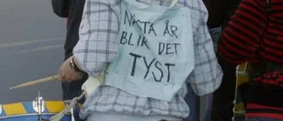 Älvsbybor demonstrerade