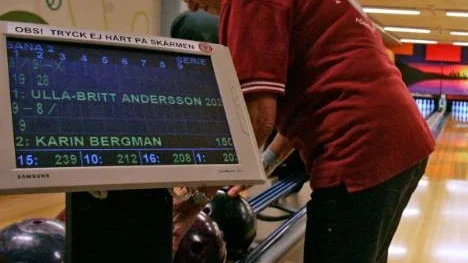 Piteås Karin Bergman (bilden) delade bana med den blivande vinnaren, Ulla-Britt Andersson från Umeå.