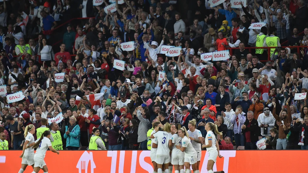 Englands 4–0-seger mot Sverige i tisdagens EM-semifinal på Bramall Lane i Sheffield sågs av 28|624 åskådare.