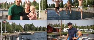 Stadsnära vattnet lockar såväl Piteåbor som turister