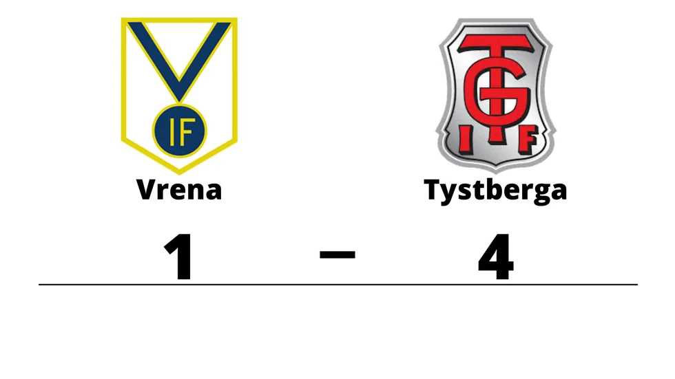 Vrena IF förlorade mot Tystberga GoIF