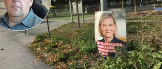 Försvunna valaffischer i Skelleftehamn: ”Inkräktar på demokratin”