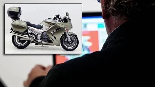 Den motorcykel som stulits i samband med ett grovt rån i den så kallade dejtinghärvan – har hittats.