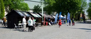 Sval valupptakt på torget