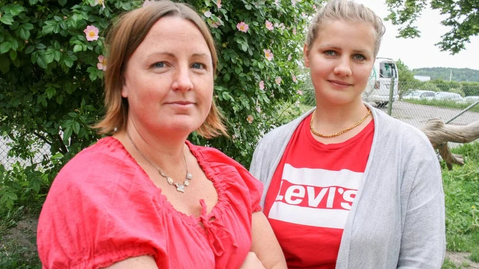 Från vänster: Alexandra Carlsson, vd,  och Raina Erin, förskolechef.