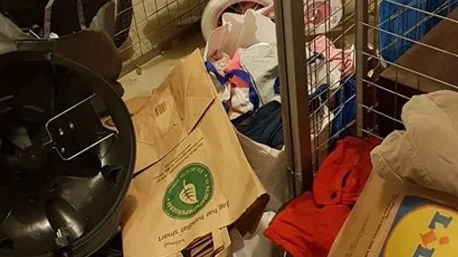 Det var här på Finningevägen 72 som inbrottet begicks natten mellan lördag och söndag.