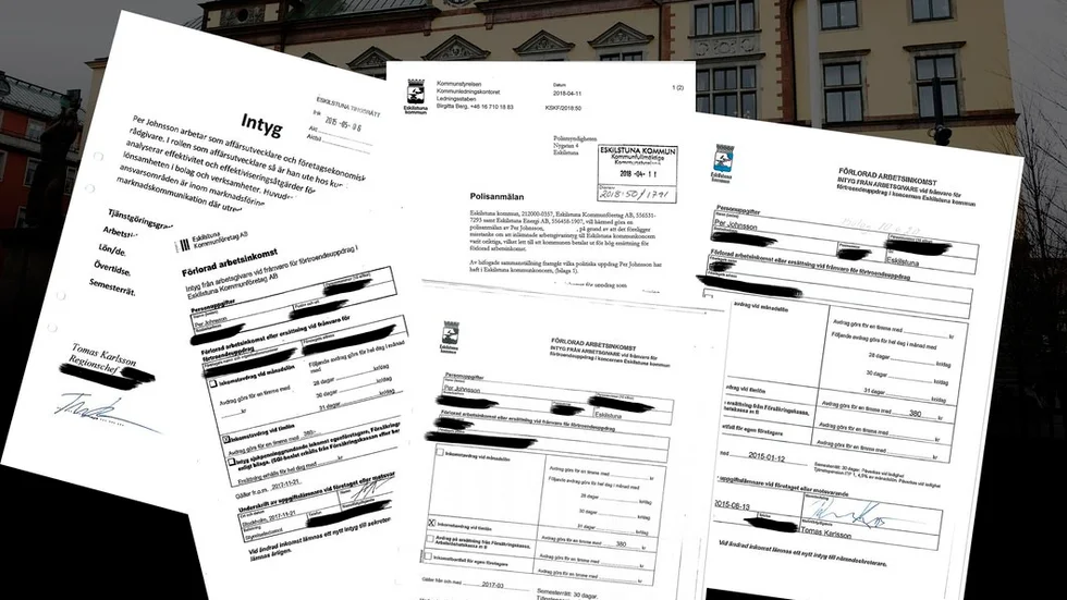 Ex-politikern misstänks ha lurat till sig närmare en halv miljon med hjälp av förfalskade arbetsgivarintyg.